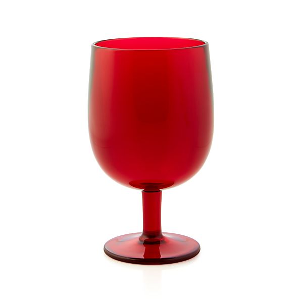 Stacking Acrylic Red Wine Glass Crate and Barrel