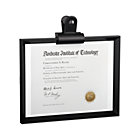Stage 11x14 Document Frame and Frame Clip. 15.75"Wx1.25"Dx12.5"H frame and 4"Wx2.5"Dx4"H clip.