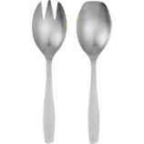 Set of 2 Stainless Steel Salad Servers