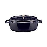 Staub® Blue 4 qt. Shallow Oval Oven