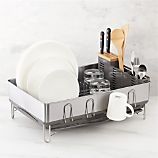 simplehuman® Steel Frame Grey Dish Rack