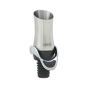 OXO® Steel Wine Pourer-Stopper
