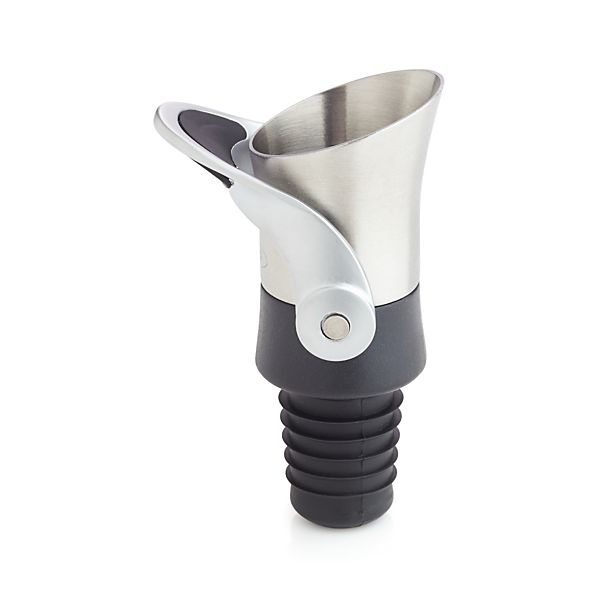 OXO ® Steel Wine PourerStopper Crate and Barrel