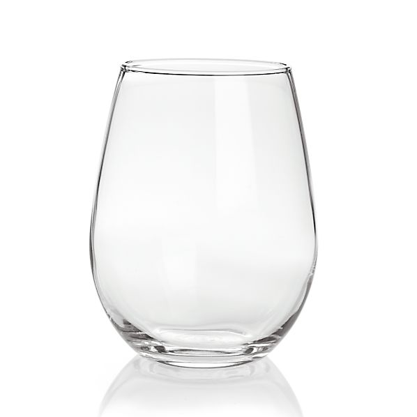 Stemless White Wine Glass Crate And Barrel 7714