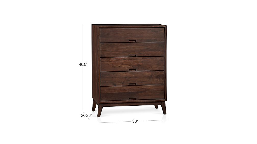 Steppe 5Drawer Chest in Steppe Beds Crate and Barrel