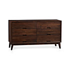 Six-Drawer Dresser.