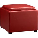 Stow Red 22" Ottoman