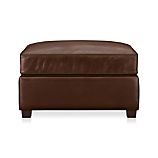 Streeter Leather Ottoman