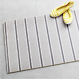 Grey Stripe 54"x20" Floor Mat