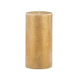 Sugar Frost Gold 3"x6" Pillar Candle