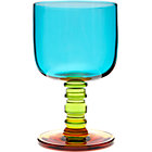 Turquoise Goblet. 10 oz.; 3.5"dia.x5.7"H