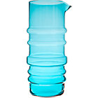 Turquoise Pitcher. 34 oz.; 3.7"dia.x9.1"H