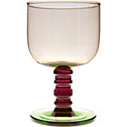 Marimekko Sukat Makkaralla Grey Goblet. 10 oz.; 3.5"dia.x5.7"H