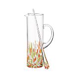 Summer Cocktail Pitcher with Stir Rod