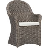 Summerlin Arm Chair with Sunbrella® White Sand Cushion