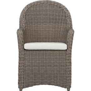 Summerlin Arm Chair with Sunbrella® White Sand Cushion