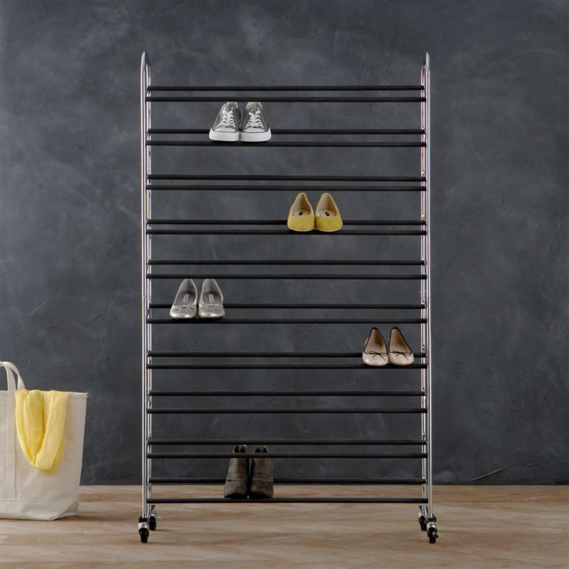 Household Essentials^ Cedarline 10-Pocket Cotton Canvas Shoe Organizer