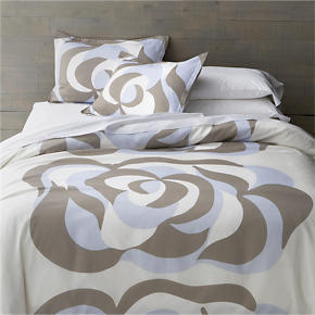 Marimekko Suudelma Grey Bed Linens