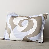 Marimekko Suudelma Grey Standard Sham