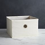 Twill Sweater Bag Drawer with Ticking