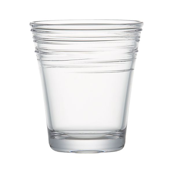 Swirl Acrylic Double OldFashioned Glass Crate and Barrel