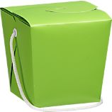 Lime-Teal Take-Out Box