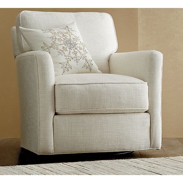 Talia Swivel Chair Crate and Barrel