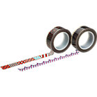 Set of two border tapes: one of each design. 2.312"dia.x.562"H