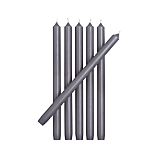 Grey Taper Candles Set of Six