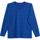 Marimekko Tasaraita Pitkähiha Blue Unisex Tee. X-Small