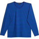 Marimekko Tasaraita Pitkähiha Blue Unisex Tee