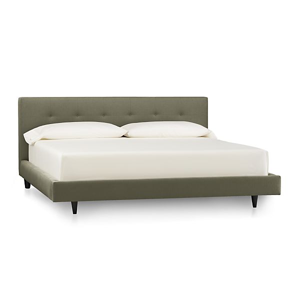 Tate California King Bed Shadow Crate and Barrel