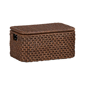 Thatcher Small Lidded Basket