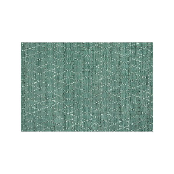 Tochi Robin Blue 4'x6' Rug Crate and Barrel