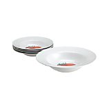 5-Piece Tomate 11.75"-13.75" Pasta Bowl Set