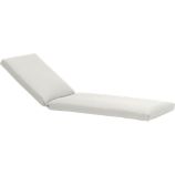 Toulon Sunbrella® White Sand Chaise Lounge Cushion