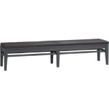 Toulon Dining Bench with Sunbrella® Charcoal Cushion
