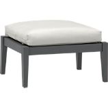 Toulon Ottoman with Sunbrella® White Sand Cushion
