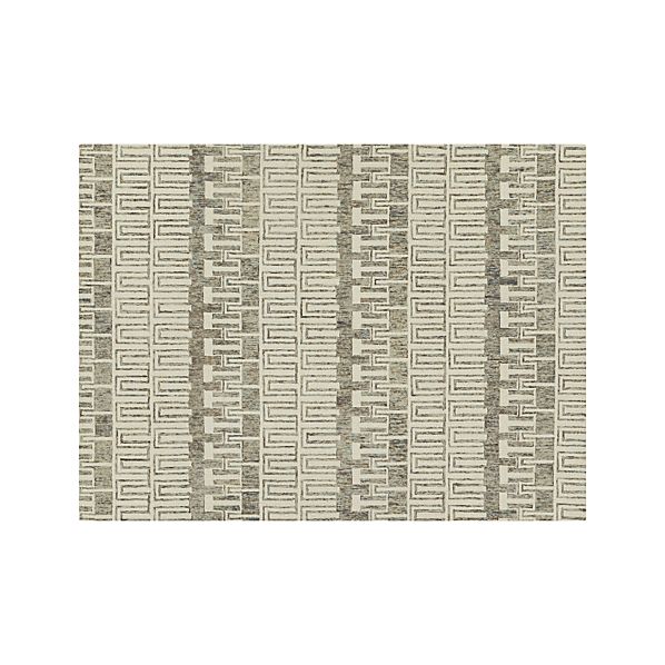 Tower Neutral Wool 10'x14' Rug Crate and Barrel