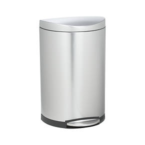 simplehuman® 10.5-Gallon Deluxe Semi-Round Trash Can