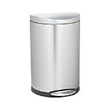 simplehuman® 10.5-Gallon Deluxe Semi-Round Trash Can