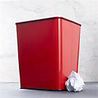 Polder® Red Trash Can with Bag Band. 7 gal. (26.5-lit.)