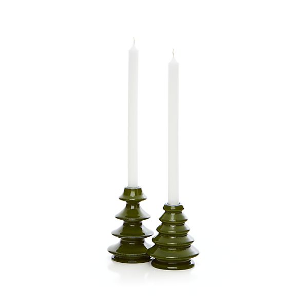 tree taper candle holders crate and barrel tree taper candle holders crate and barrel
