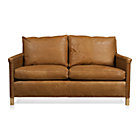 Trevor Leather Apartment Sofa
