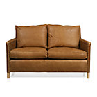 Trevor Leather Loveseat