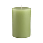 Tupelo Green Pillar Candle.
