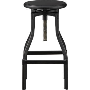 Turner Black 24-30 Barstool