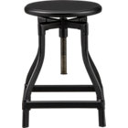 Turner Black 18"–24" Counter Stool.