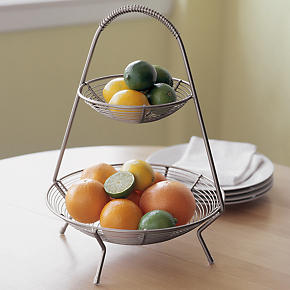 Two-Tier Fruit Basket