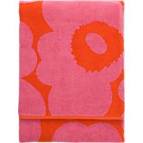 Marimekko Unikko Pink and Red Beach Towel